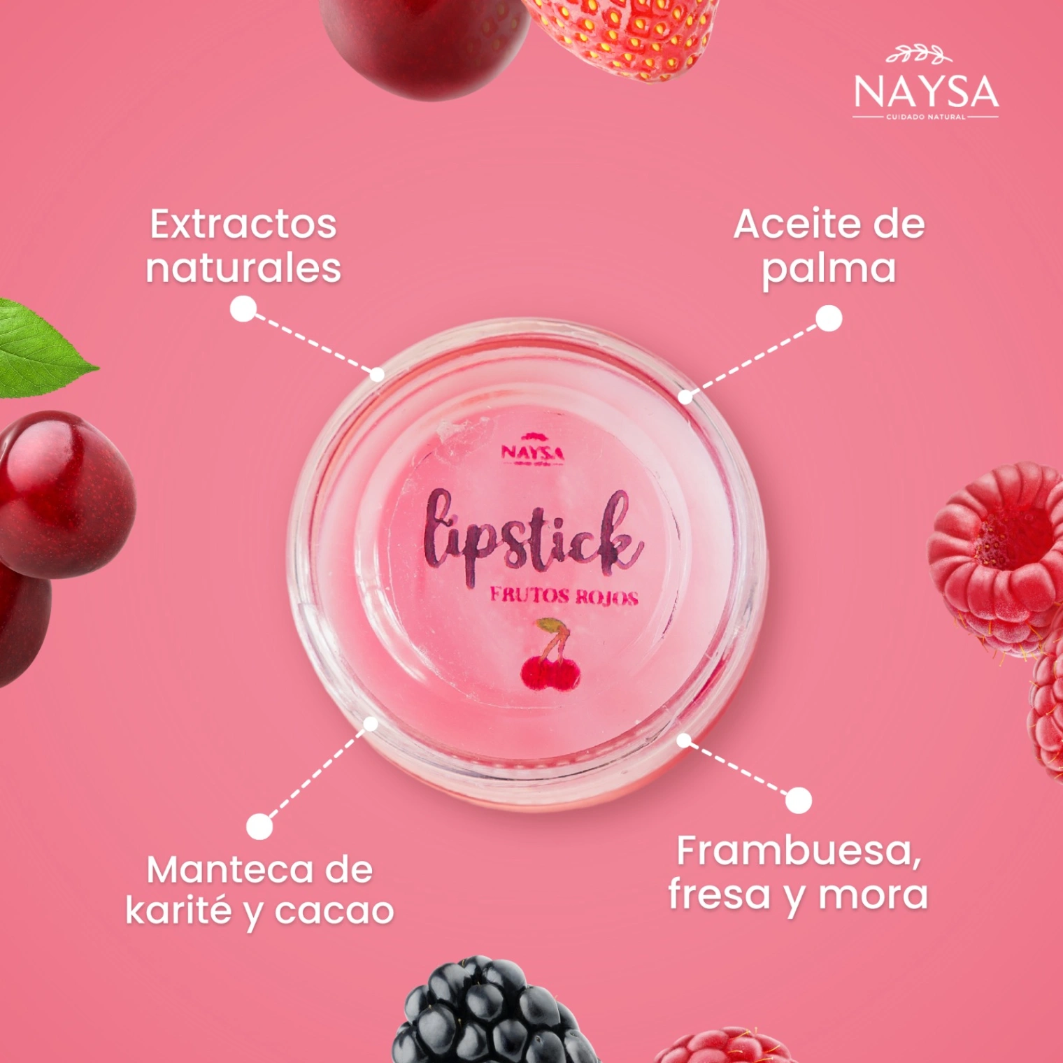 LIPSTICK FRUTOS ROJOS- BALSAMO