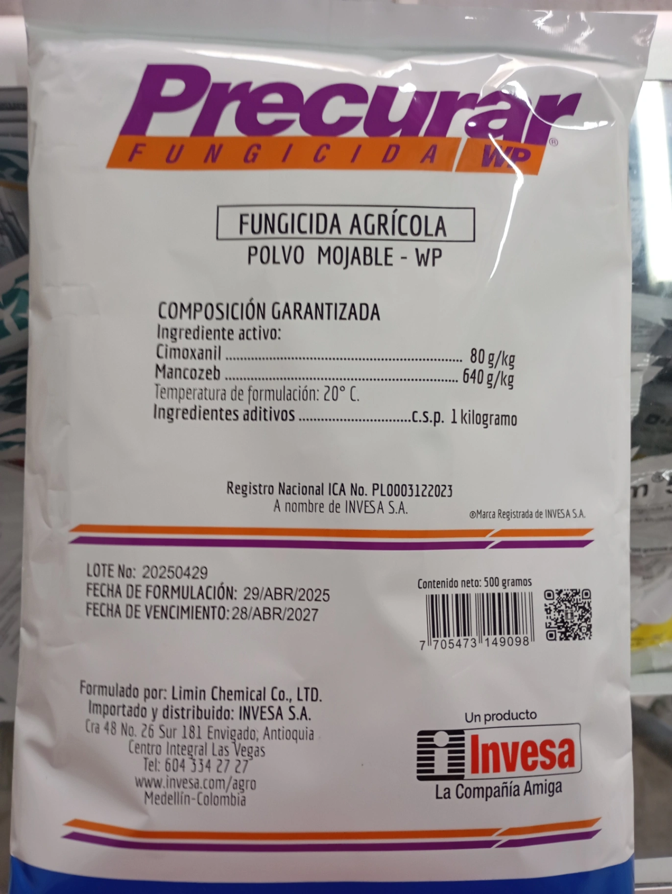Precurar 500gr ->Cymoxanil