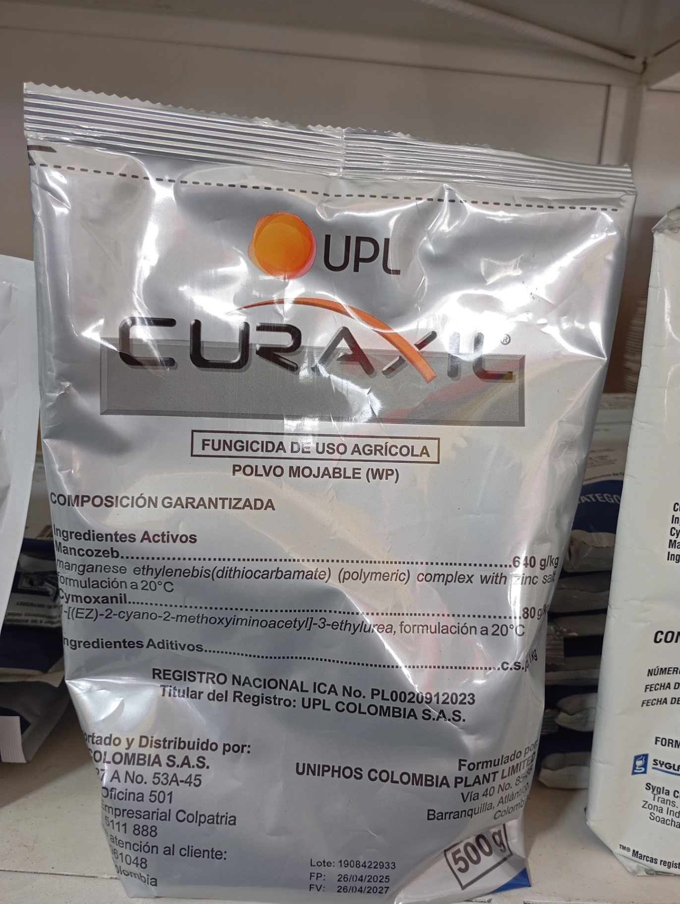 Curaxyl 500gr ->Cymoxanil ->Mancozeb