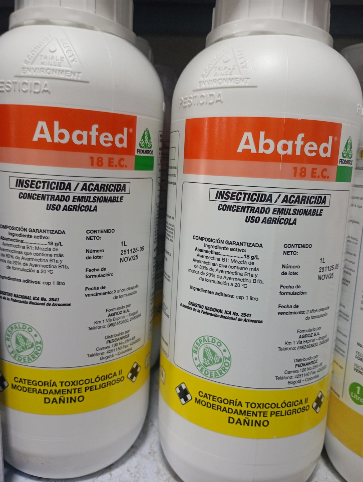 Abafed. -> Abamectina