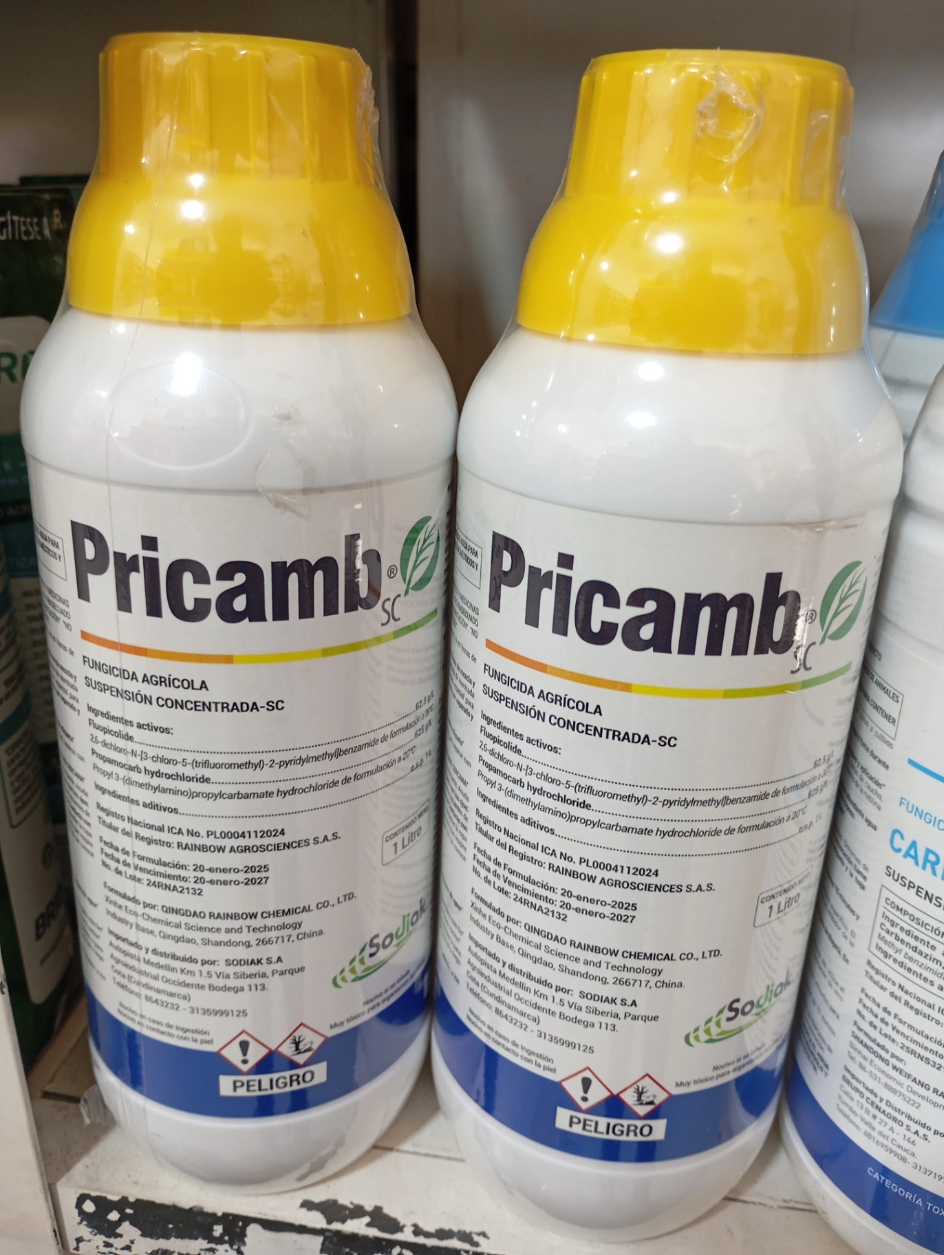 Pricamb ->Fluipicolide. ->Propamocarb