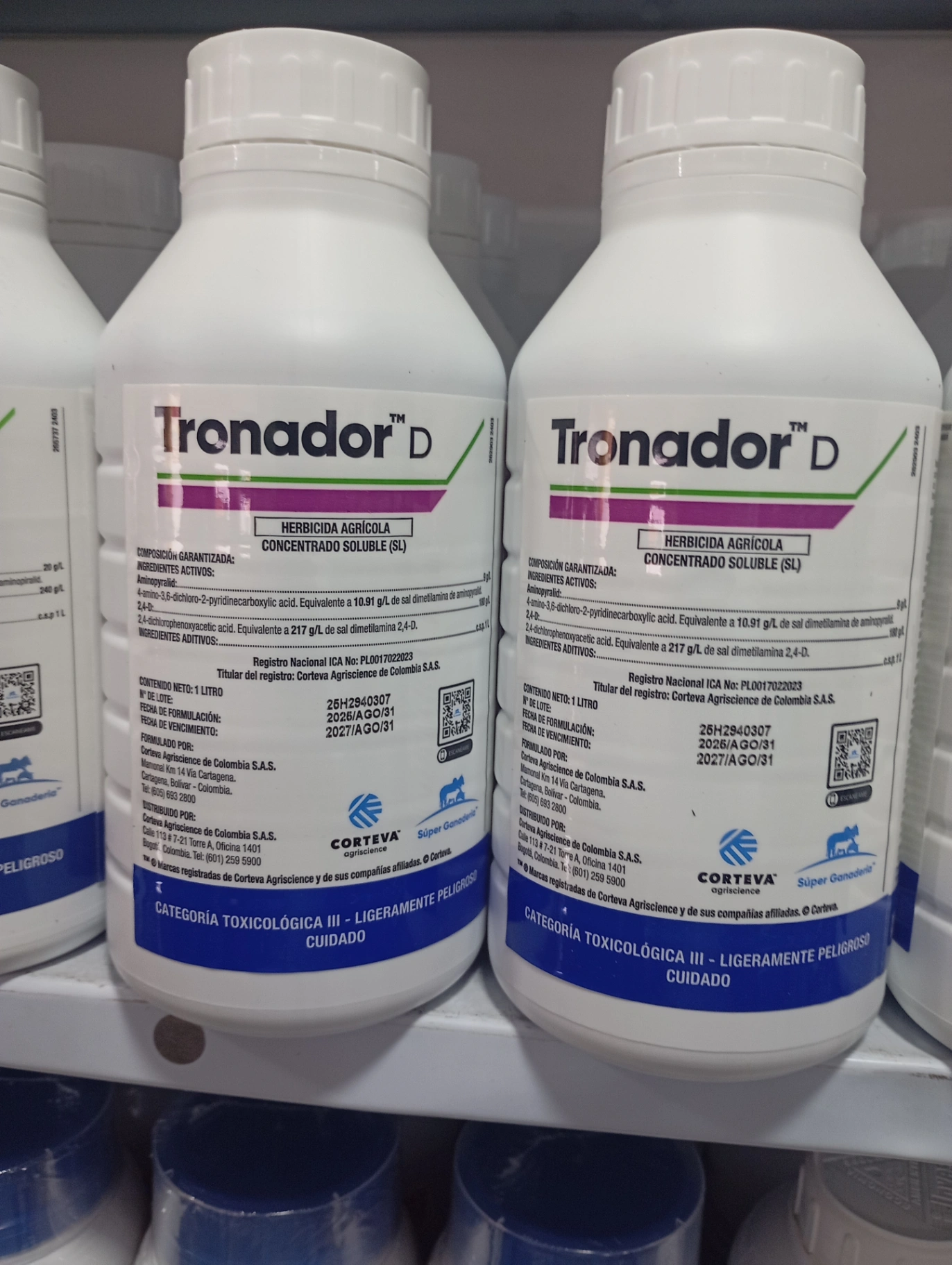 Tronador    ->Aminopyralid  -> 2-4 D