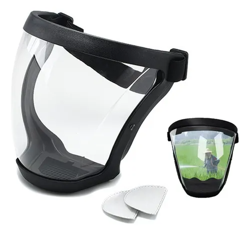 Careta Protectora Facial con Filtro Reemplazable