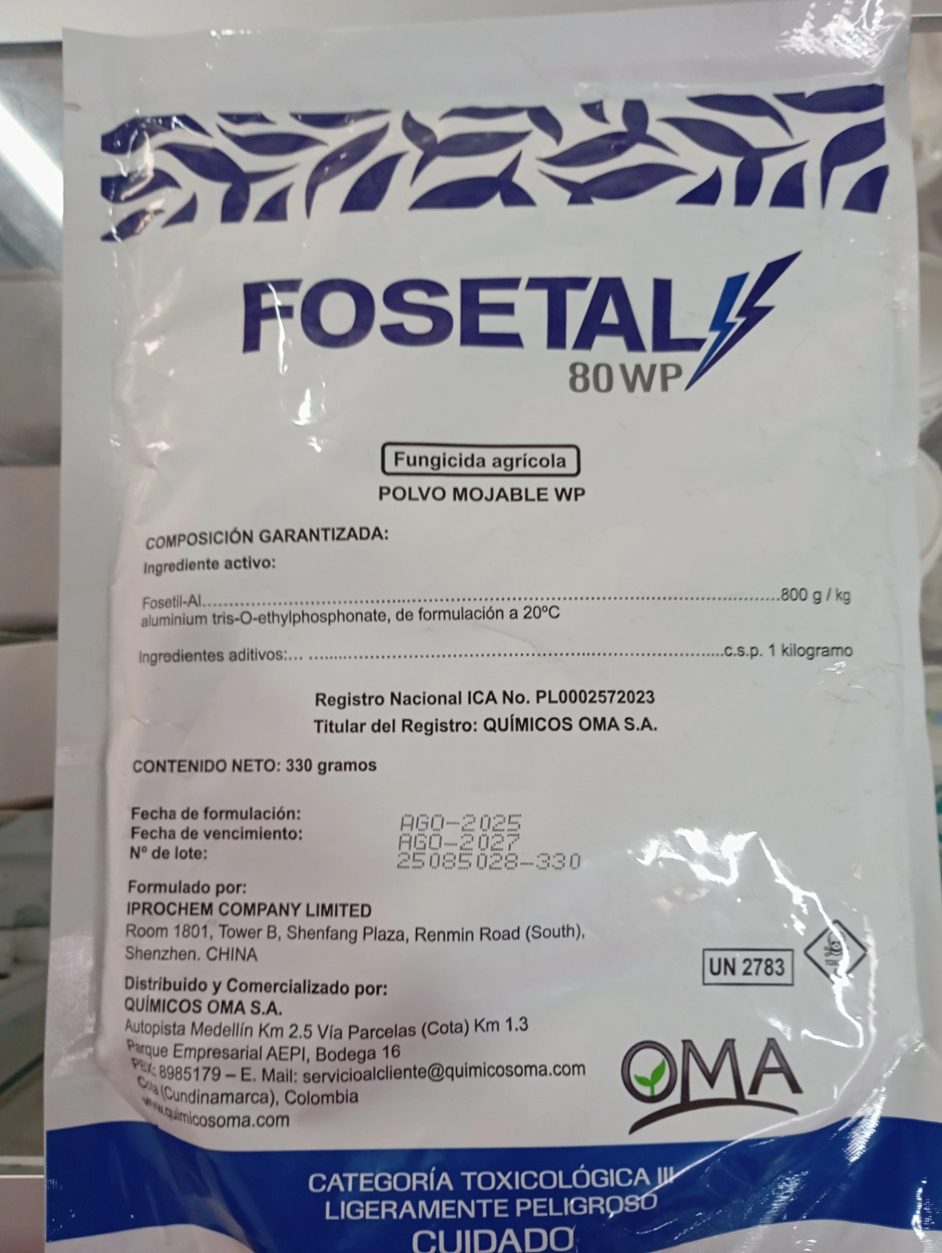 Fosetal ->Fosetil aluminio