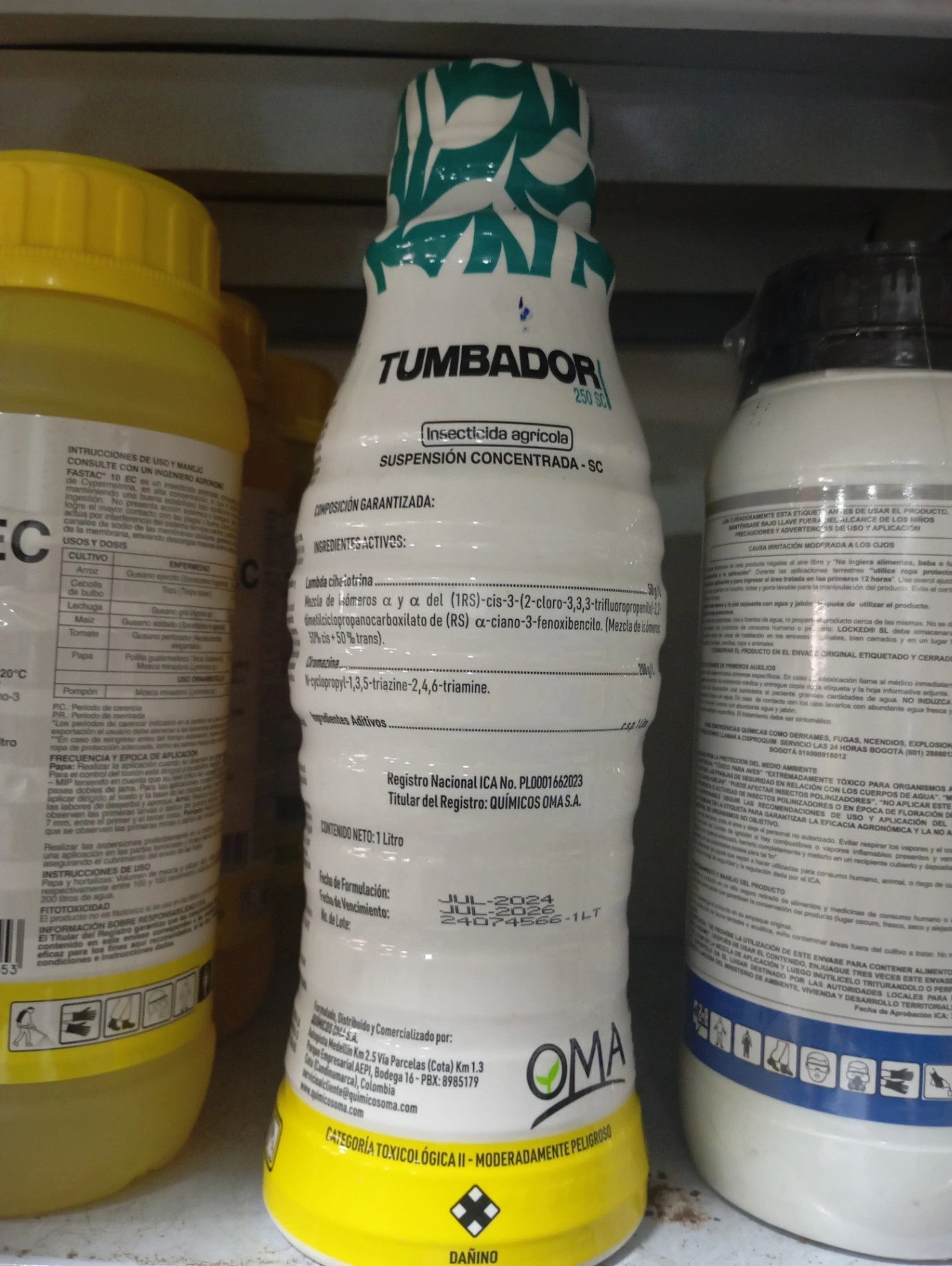 Tumbador.    -> lambda-cihalotrina
