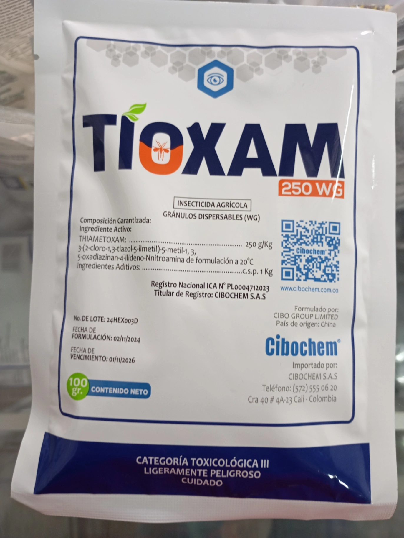 Tíoxam kg ->Tiametoxan 25WG