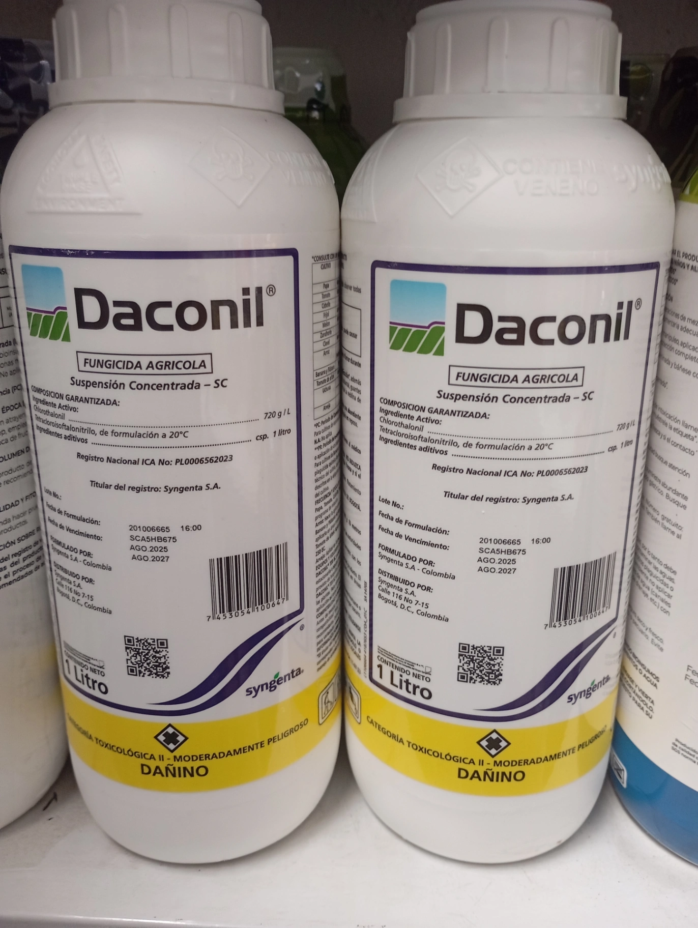 Daconil    ->Clorotalonil