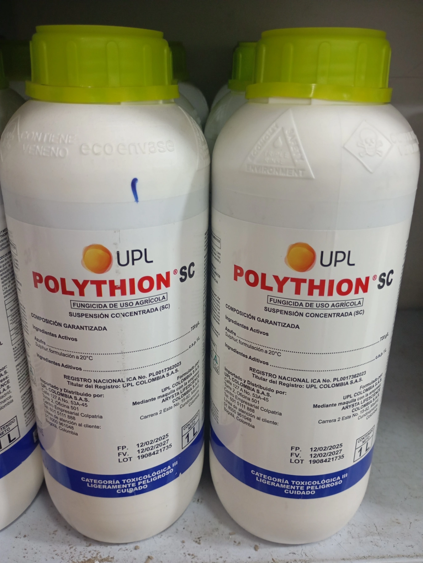 Polythion    -> Azufre
