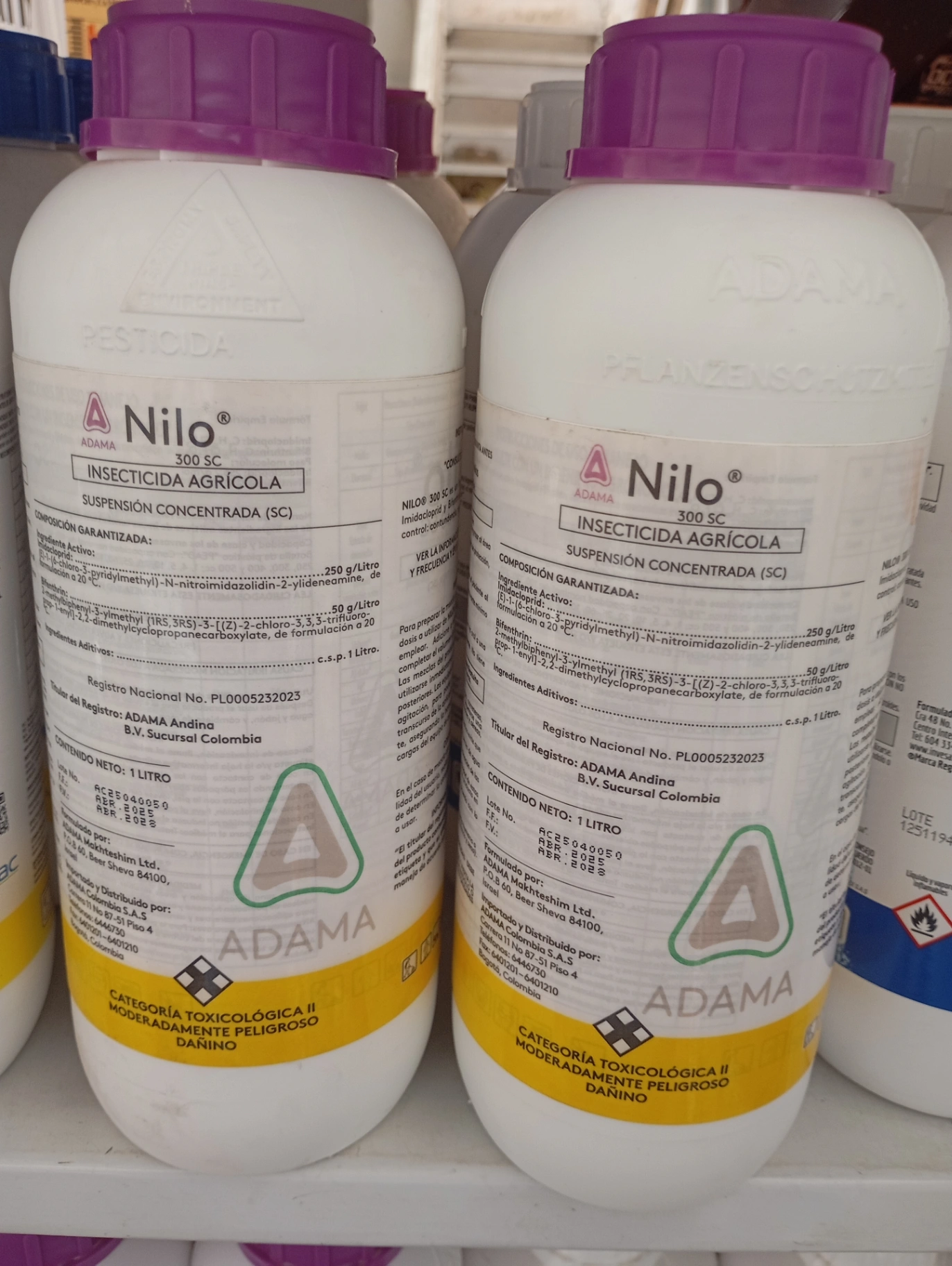 Nilo.      ->Imidacloprid   ->Bifentrina