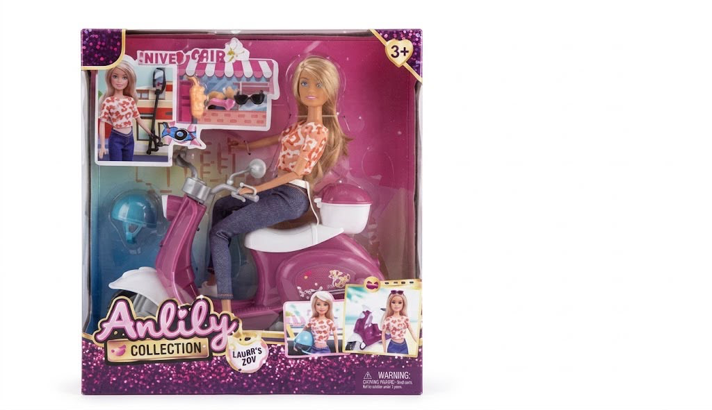 Muñeca Anlily en Scooter
