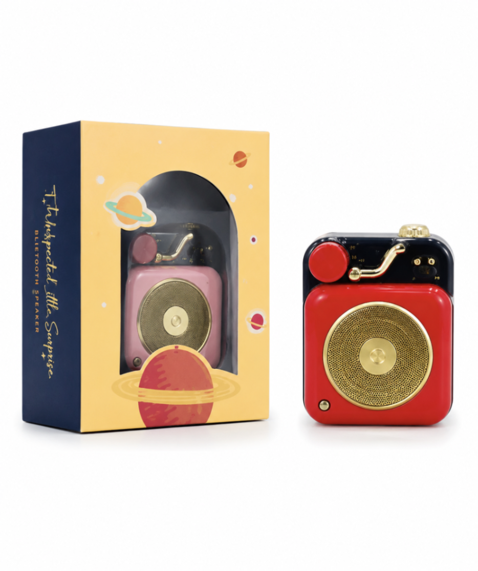 Mini altavoz retro