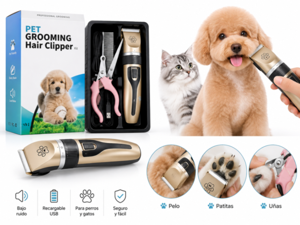 Kit completo para cuidado de mascotas