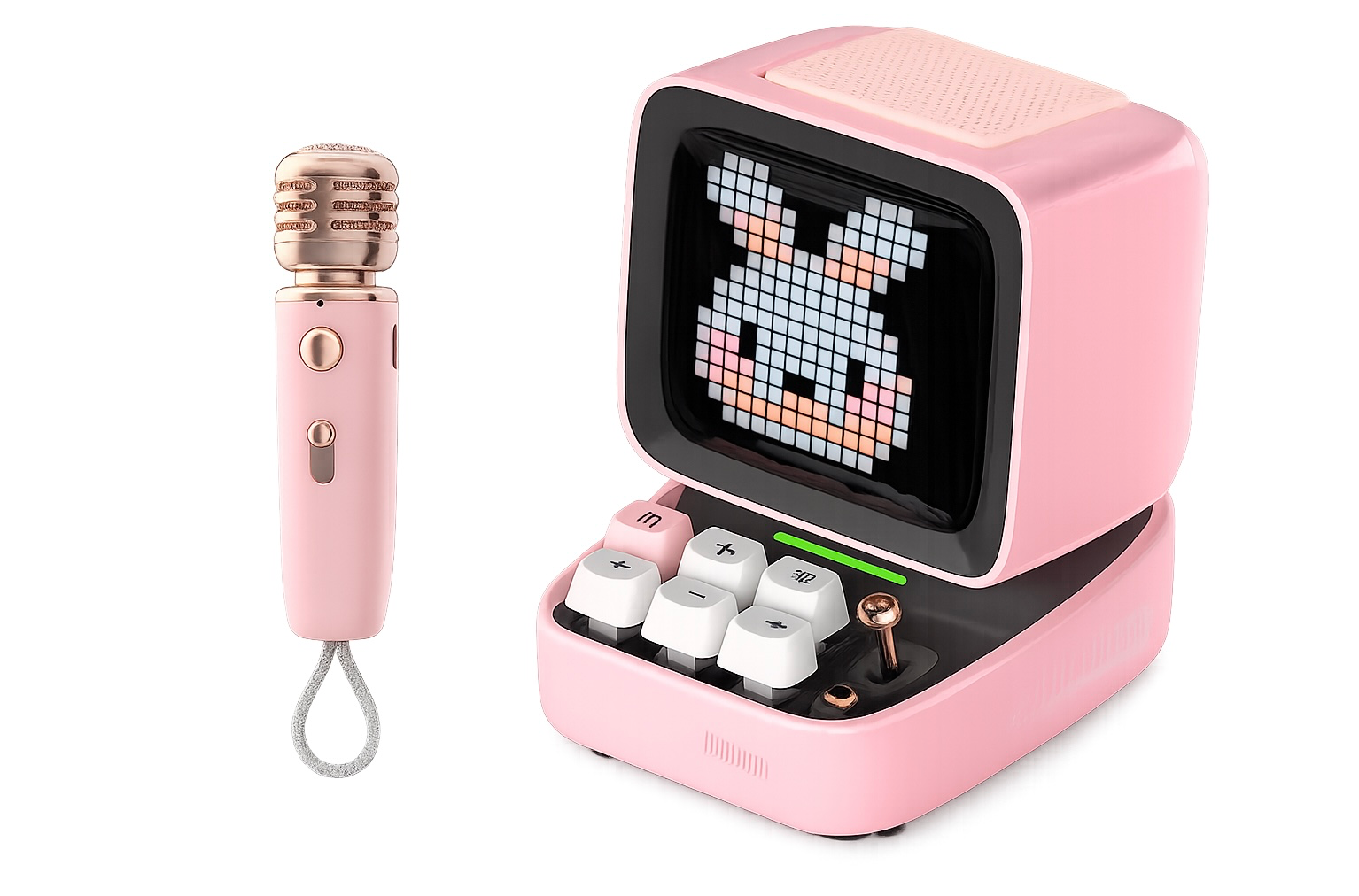 Parlante Bluetooth Pixel Art Retro con Micrófono