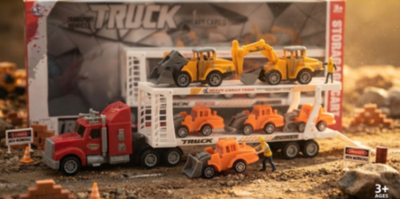 Set De Camión Transportador