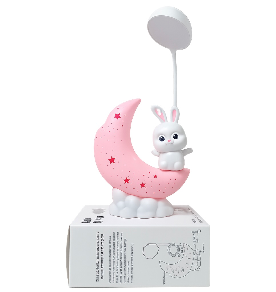 Lámpara LED Luna con Conejito