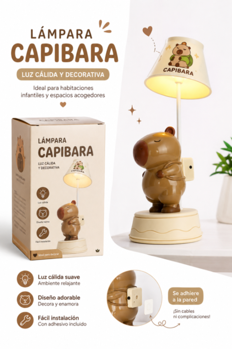 Lámpara capibara