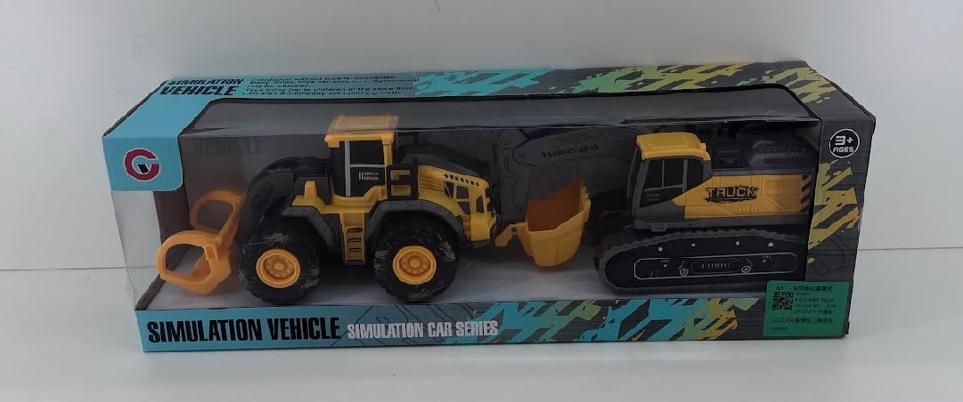 Set De Vehículos De Construcción