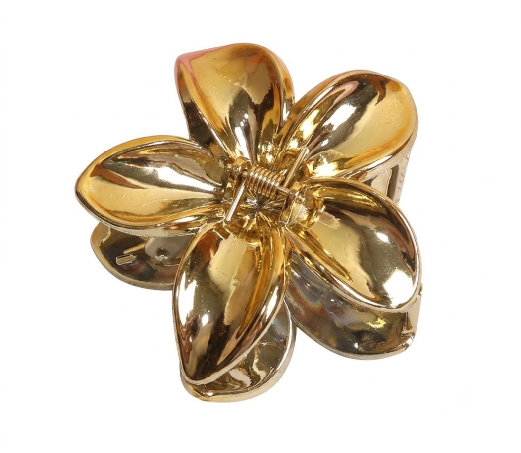Gancho flor dorado