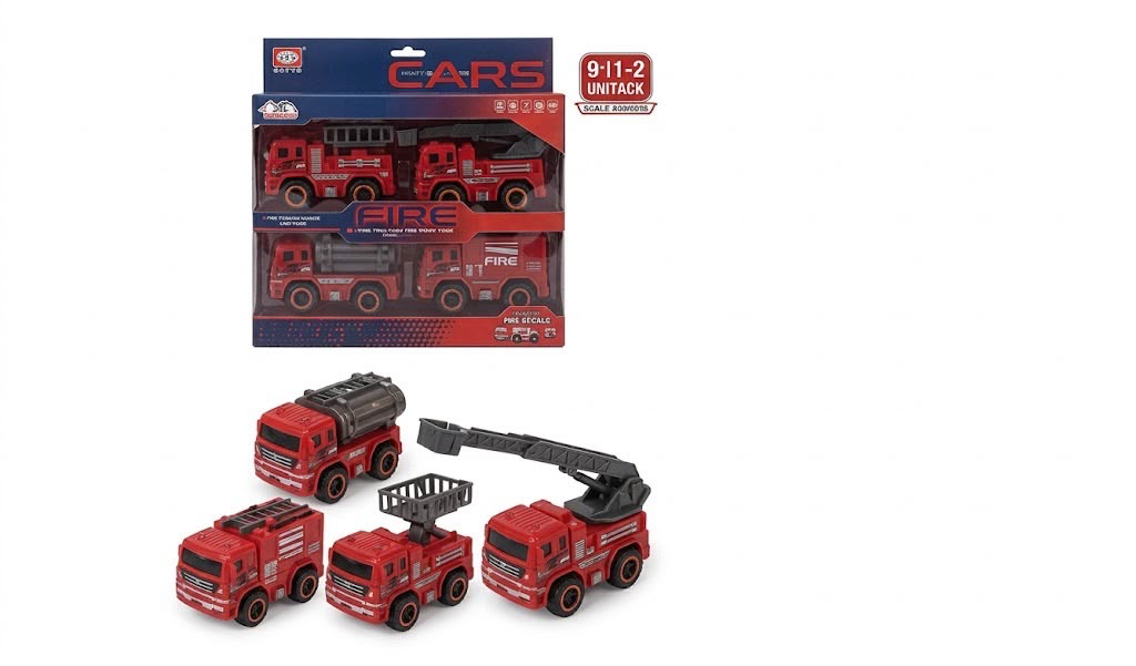 Set de Camiones de Bomberos