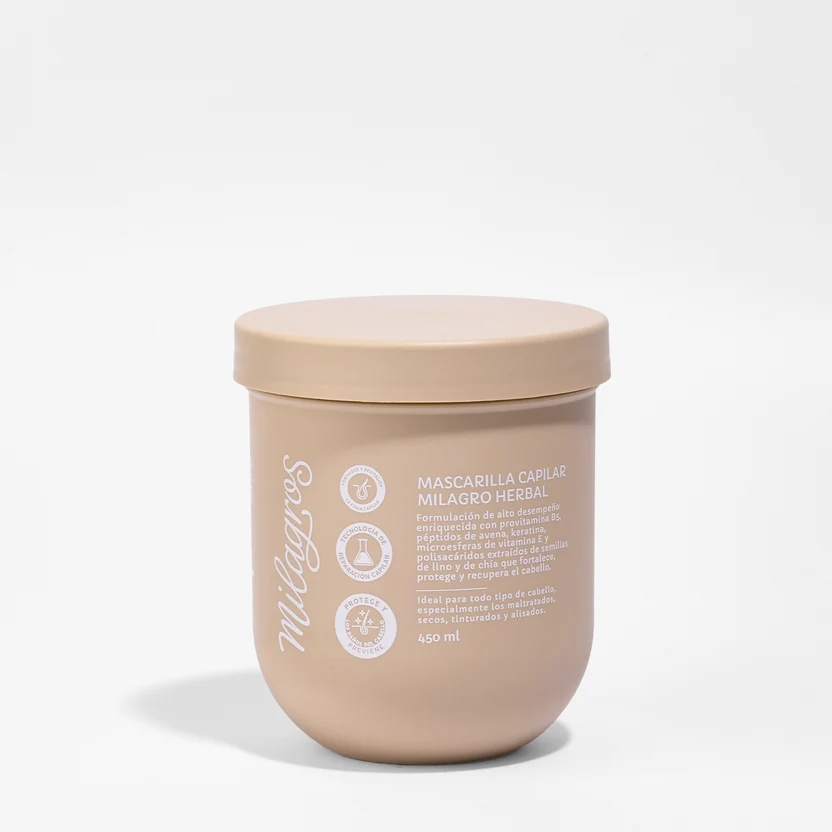 MASCARILLA CAPILAR MILAGRO HERBAL X 450ML