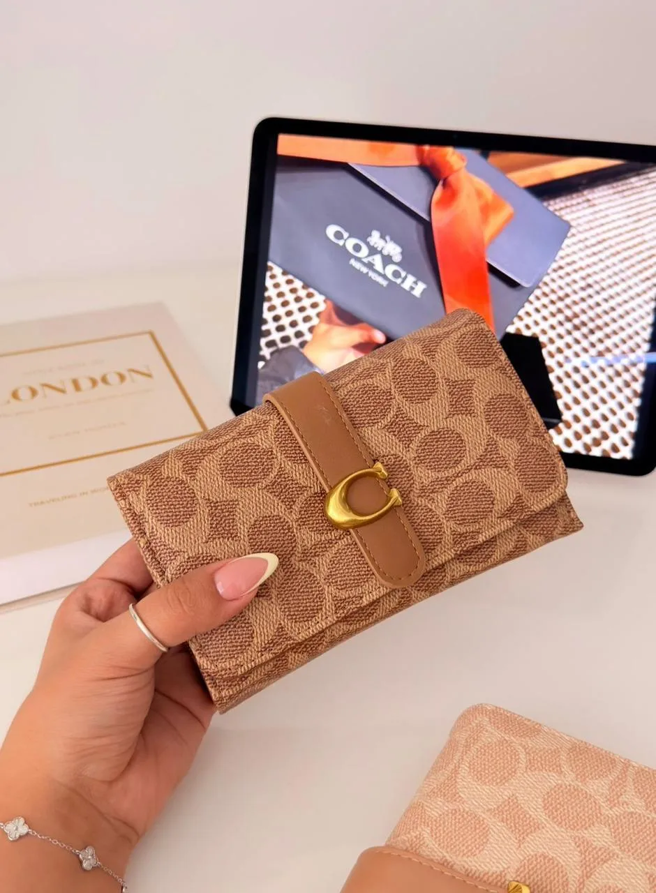 Billetera COACH (3 colores hermosos)