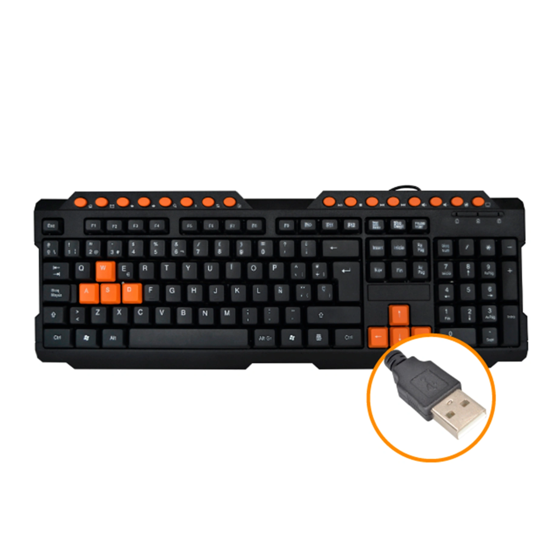 TECLADO BASIK TECH MULTIMEDIA